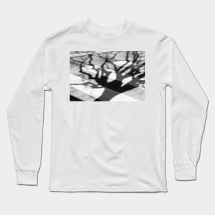 zebra crossing, tree shadow Long Sleeve T-Shirt